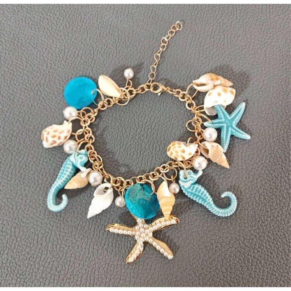 Ocean Inspired Charm Bracelet